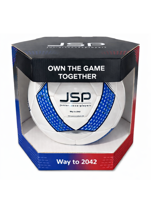 JSP Futbol Topu - 4 Numara - Mavi/Beyaz