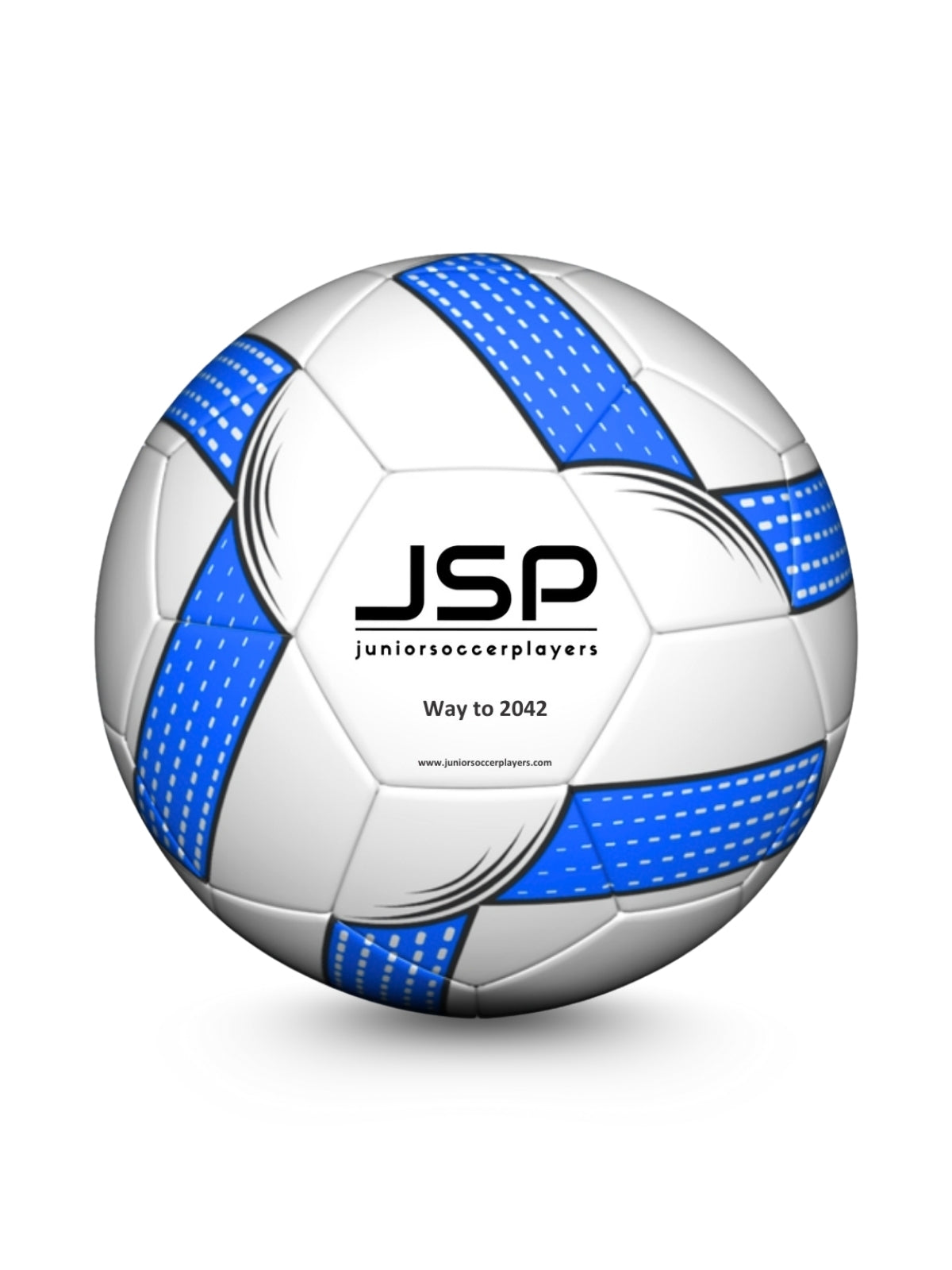 JSP Futbol Topu - 5 Numara - Mavi/Beyaz