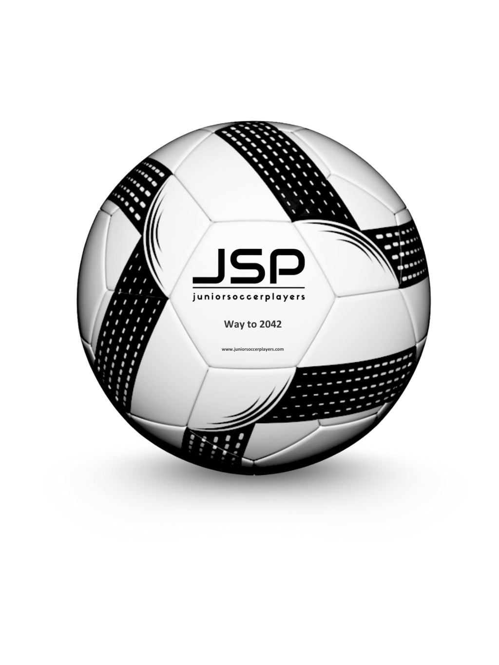 JSP Futbol Topu - 4 Numara - Siyah/Beyaz