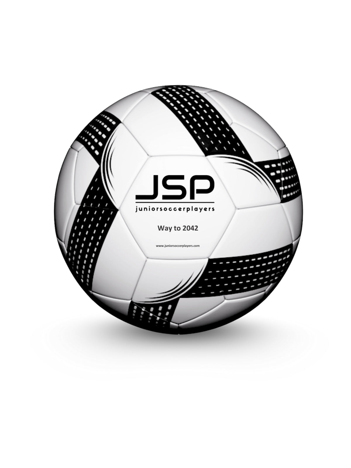 JSP Futbol Topu - 4 Numara - Siyah/Beyaz